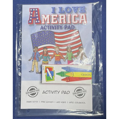 I Love America Activity Pad Fun Pack